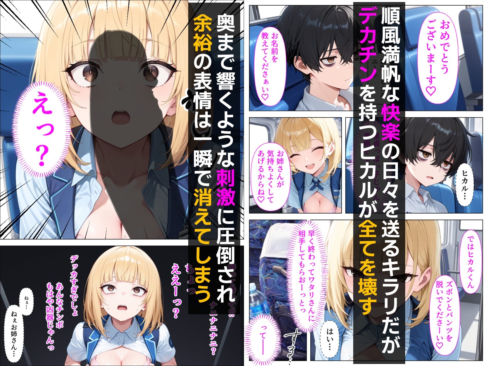 淫乱ギャルバスガイド汁まみれご奉仕ツアー_連日お客に潮だく中出しセックスされる話