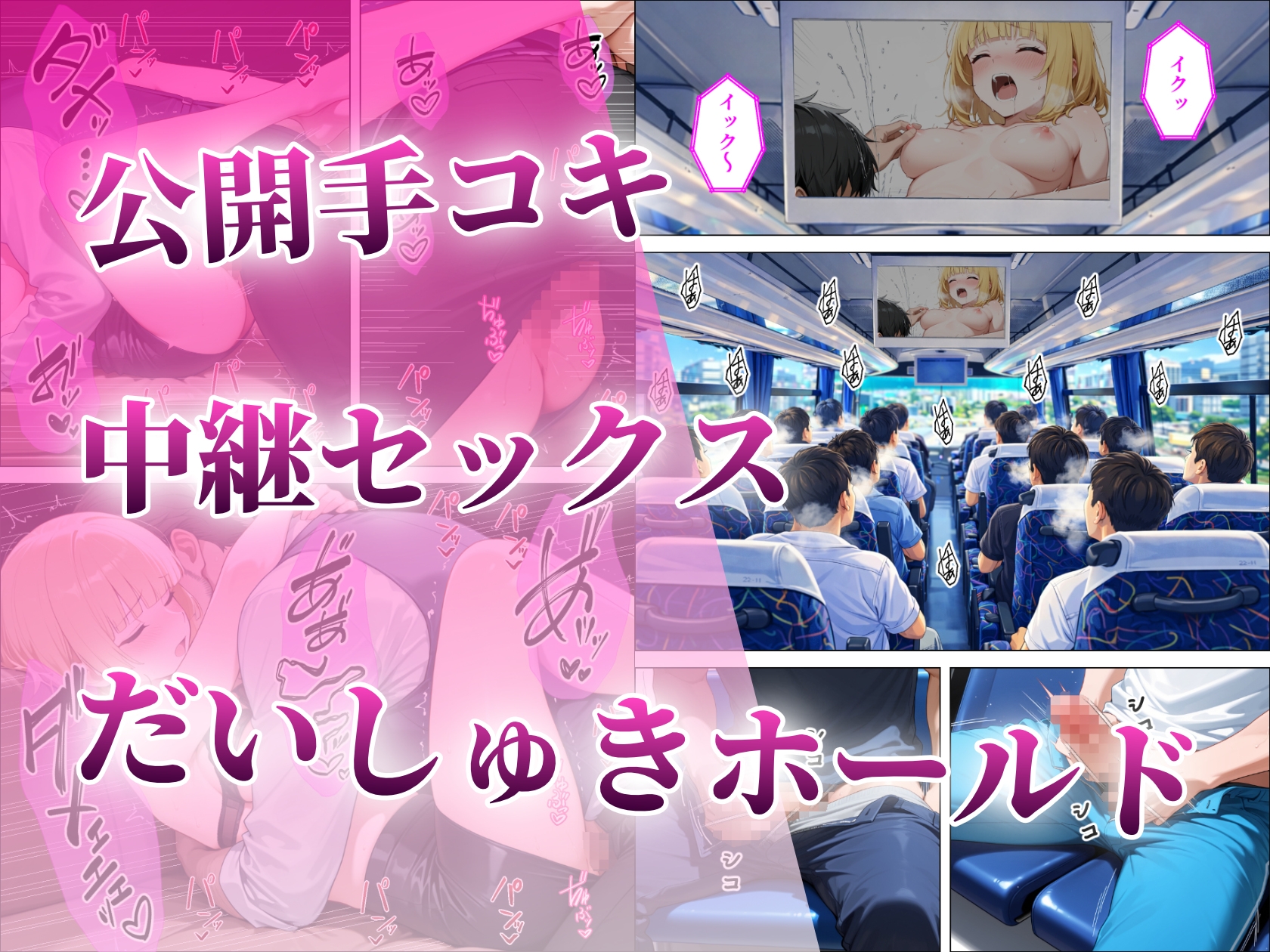 淫乱ギャルバスガイド汁まみれご奉仕ツアー_連日お客に潮だく中出しセックスされる話