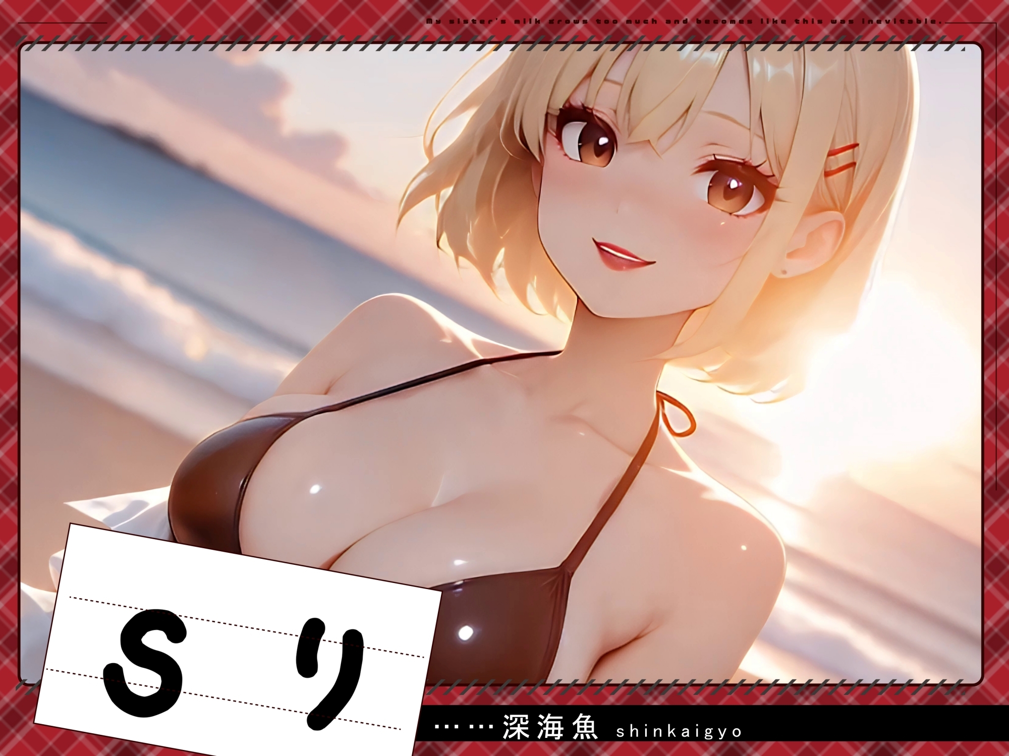 【4Kアニメ動画】すっぴん水着ギャル赤面潮吹き20人