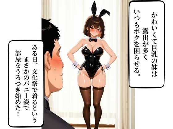 無防備な妹はバニー姿の過激痴女 種付け×肉便器