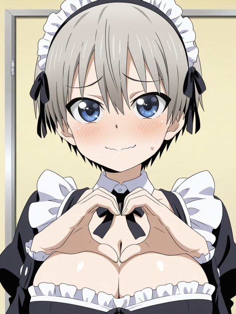 宇〇ちゃんメイドコスえっち 469枚