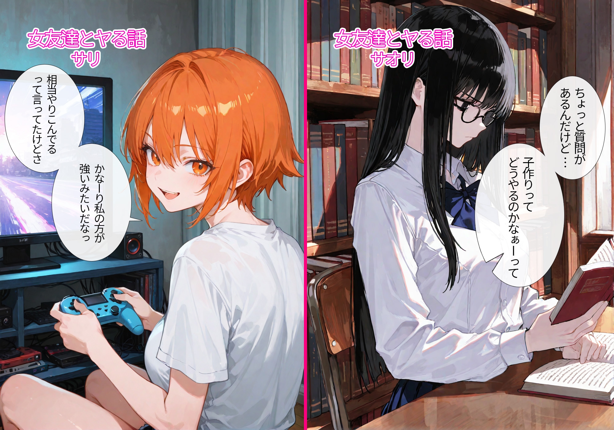 女友達とヤる話 vol1