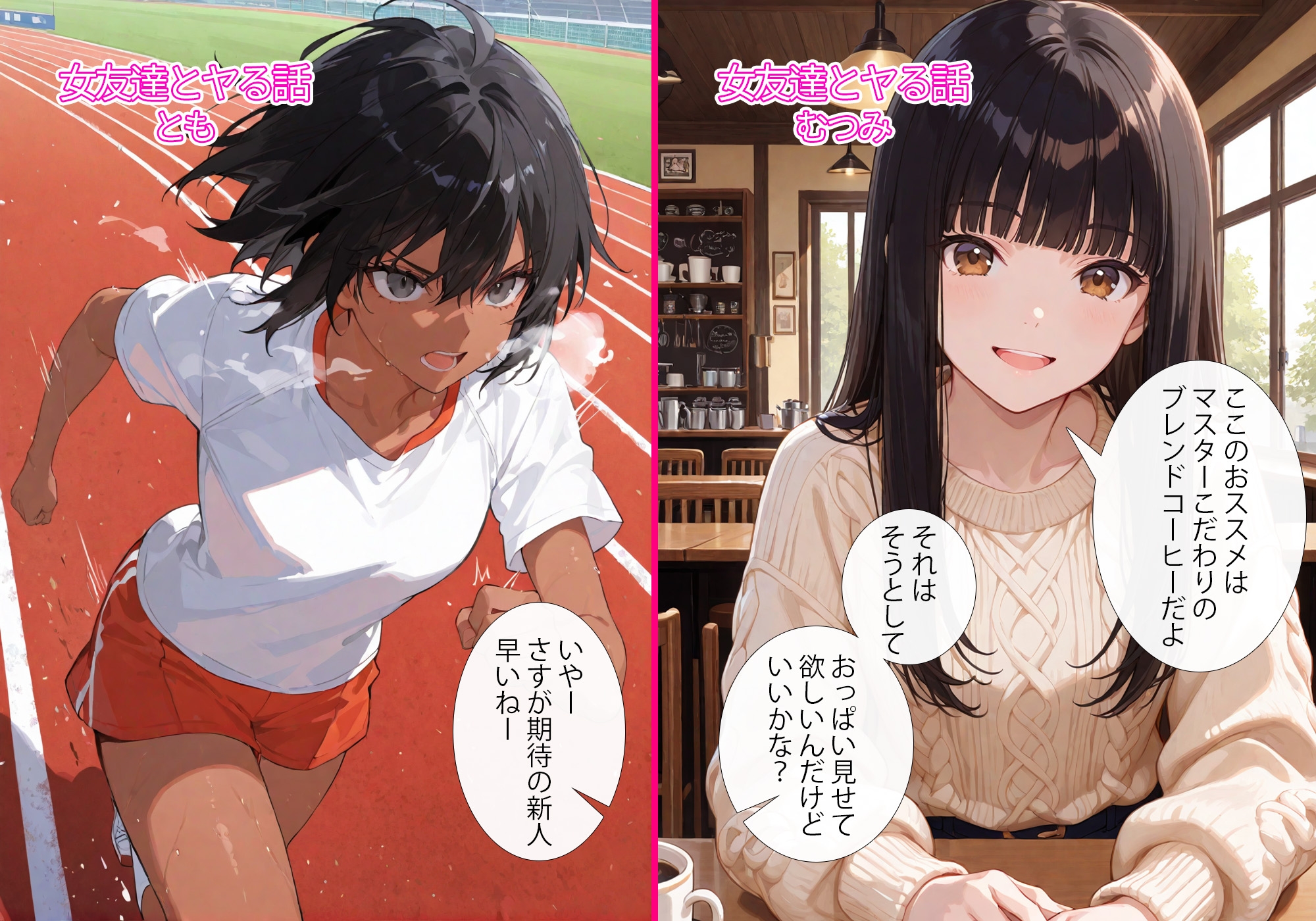 女友達とヤる話 vol1