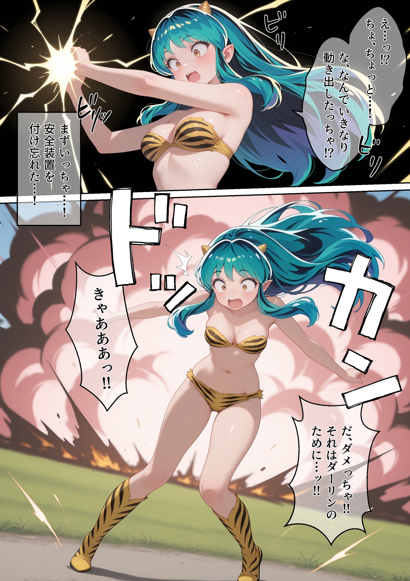 ダーリンごめんっちゃ♡ 好感度バグで太いおじさんの女になった〇ムの話 うる星〇つら
