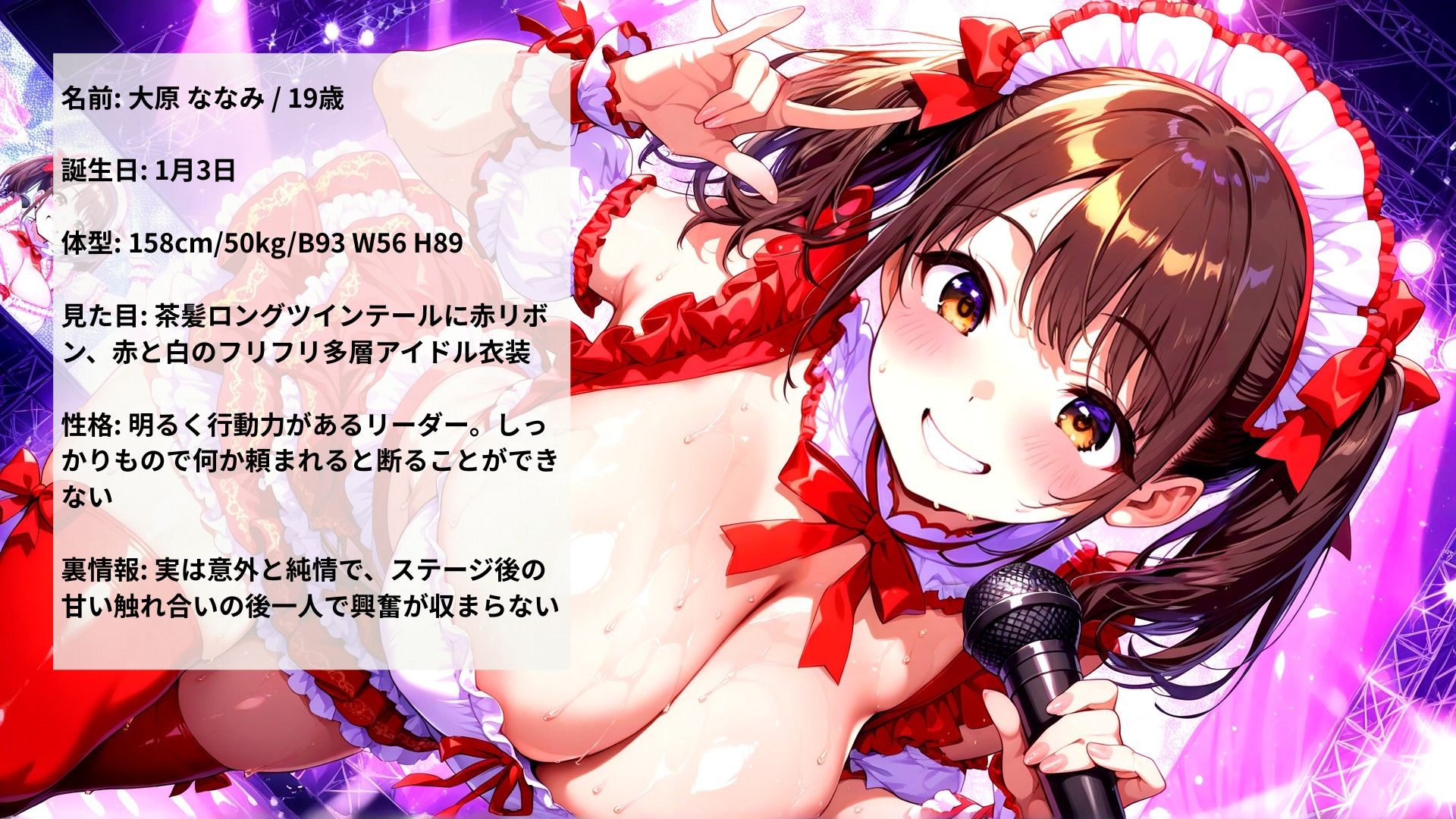 巨乳地下アイドル裏営業～ステージ後汗だくセックス流出映像～