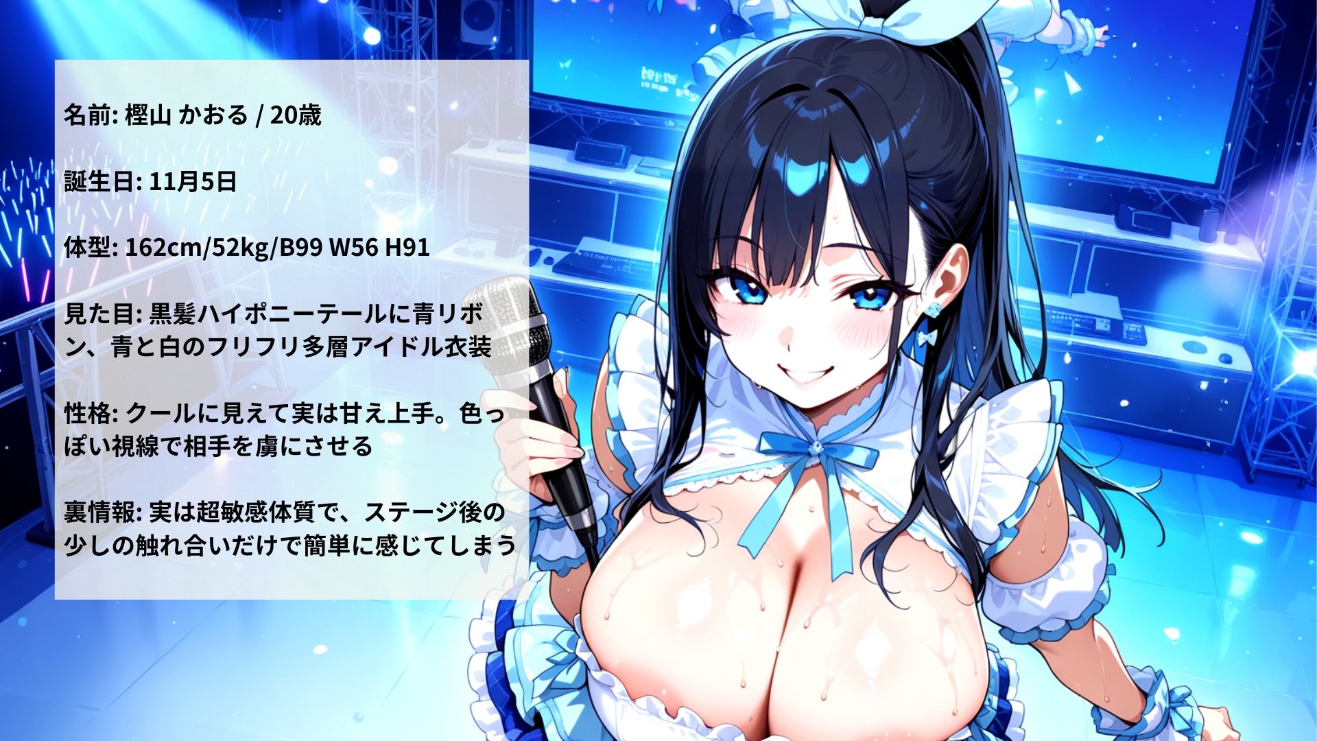 巨乳地下アイドル裏営業～ステージ後汗だくセックス流出映像～