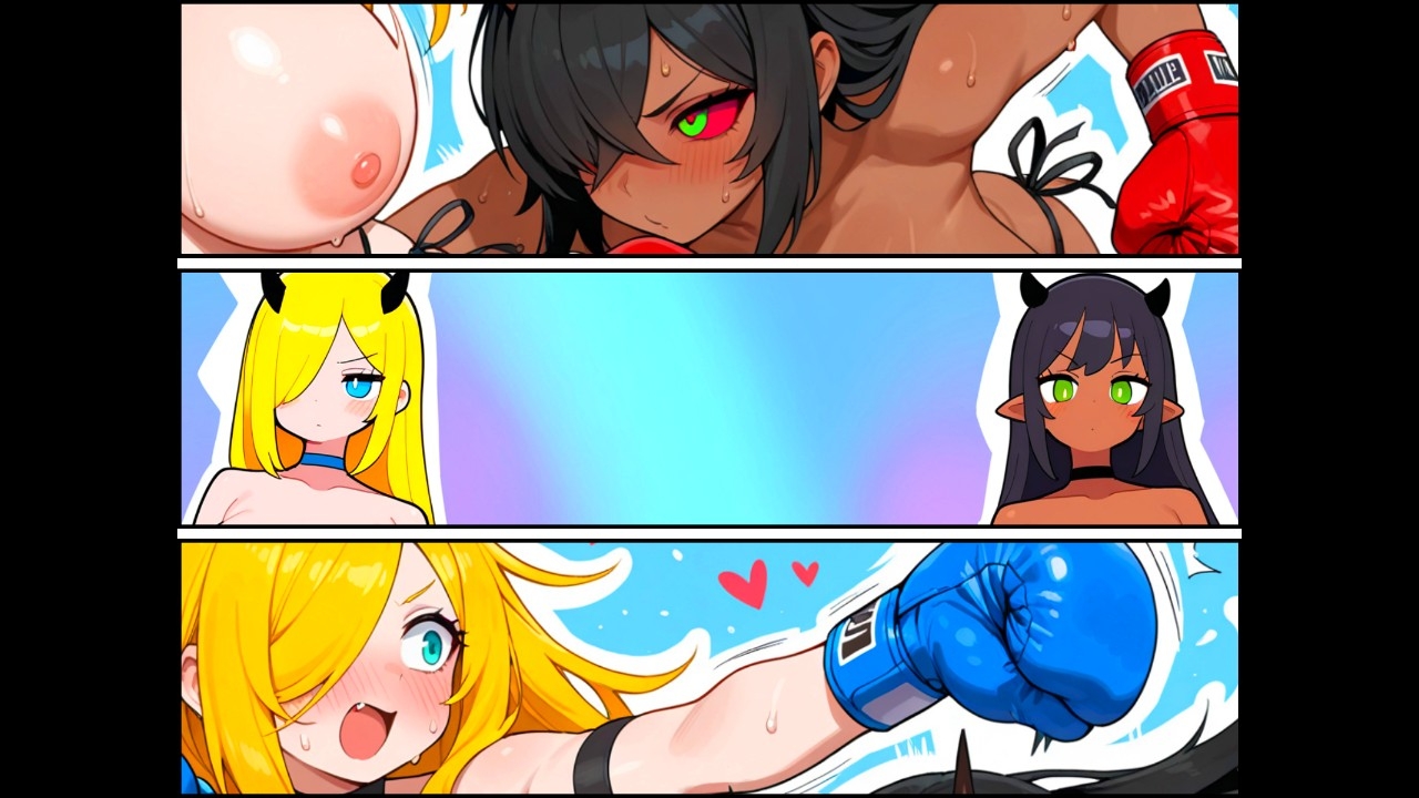 セクシーキティーズ… 巨乳ボクシングマッチ！