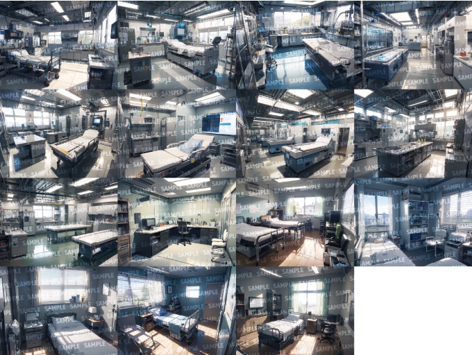 【背景137枚】病院/廃病院 – Preview 2