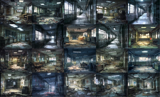 【背景137枚】病院/廃病院 – Preview 4