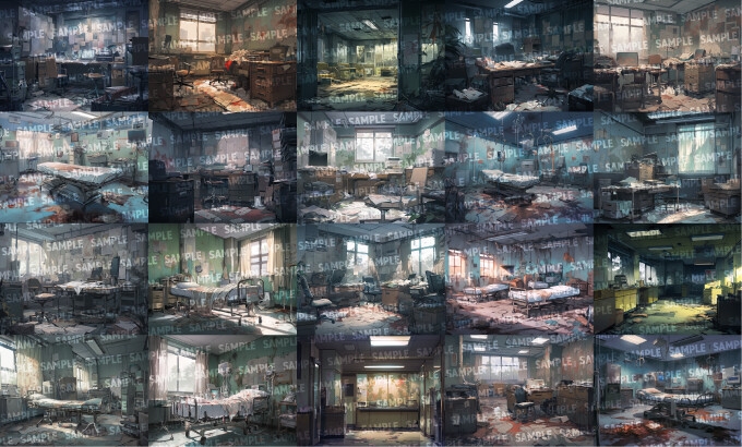【背景137枚】病院/廃病院 – Preview 6