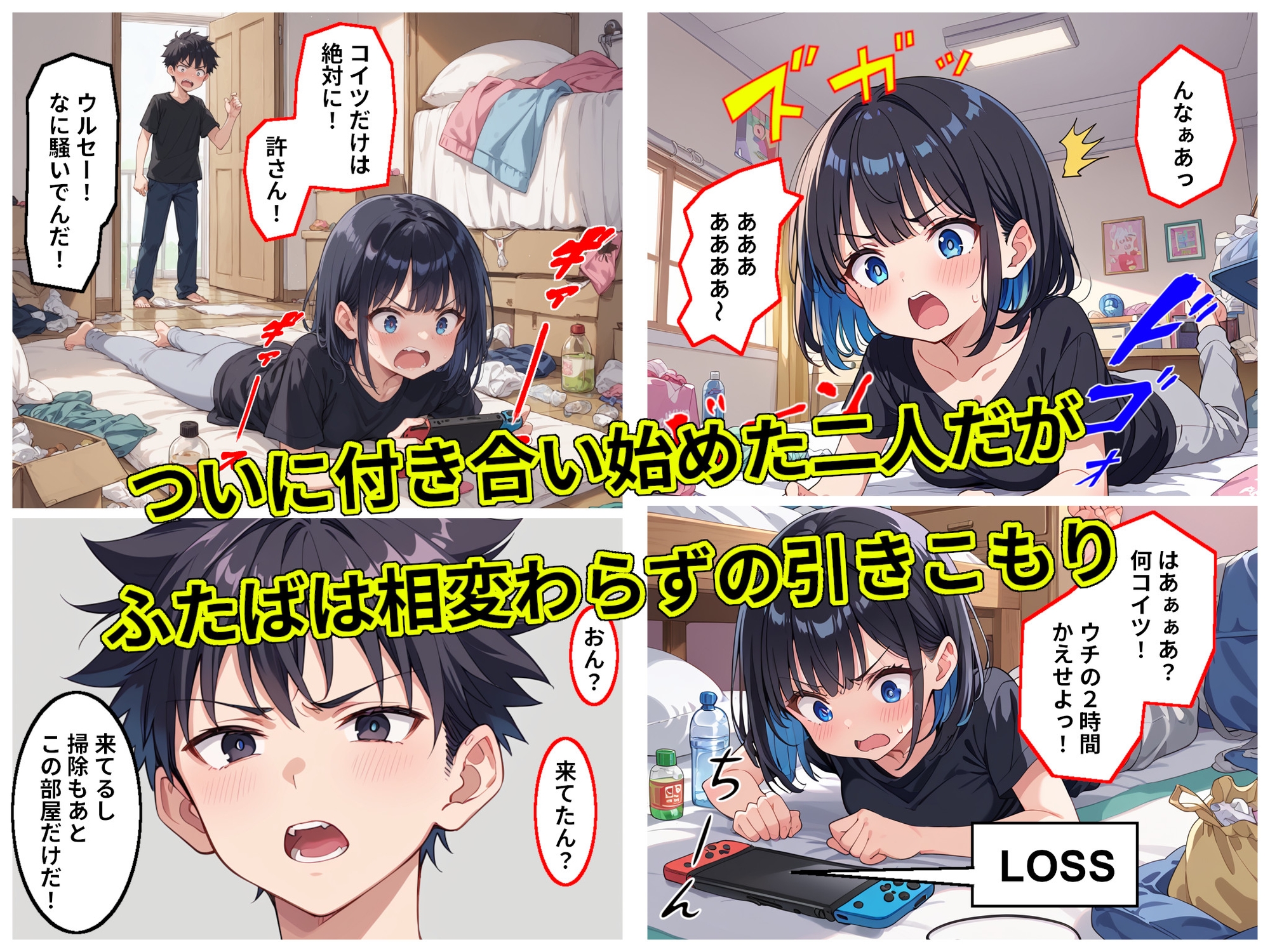 汚部屋無気力ガールが世話係とイチャラブセックスする話2 – Preview 3