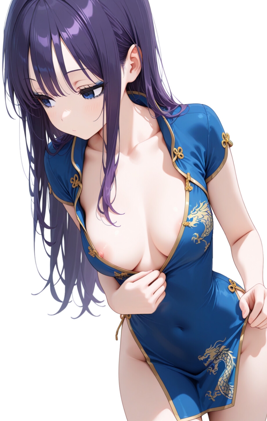 青チャイナのお姉さんとエッチしたい