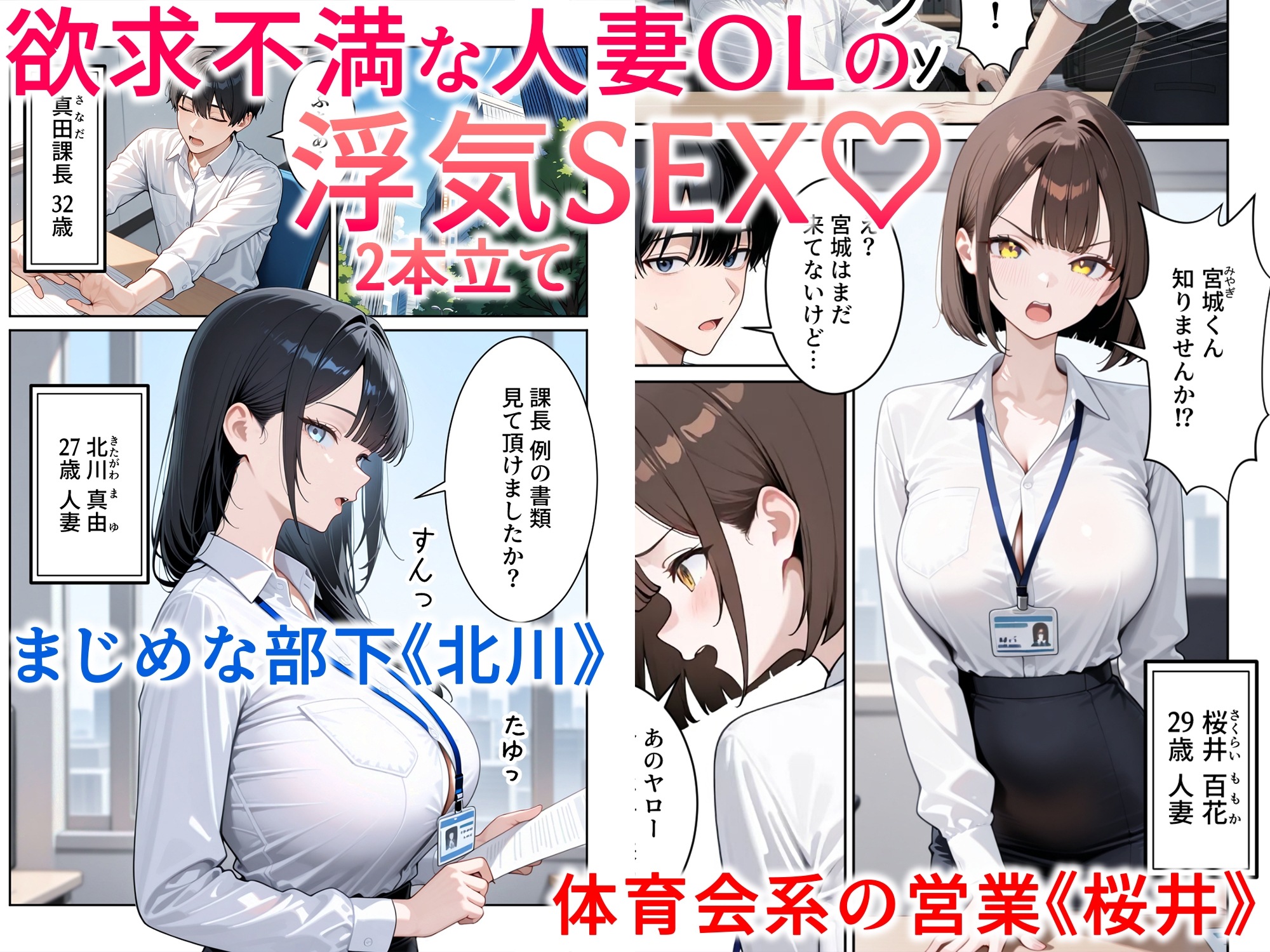 職場の人妻OLと浮気SEXしてしまった件