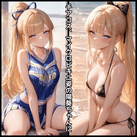 陽葵ちゃんHイラスト集vol.2【チアガール・マイクロビキニ編】250枚