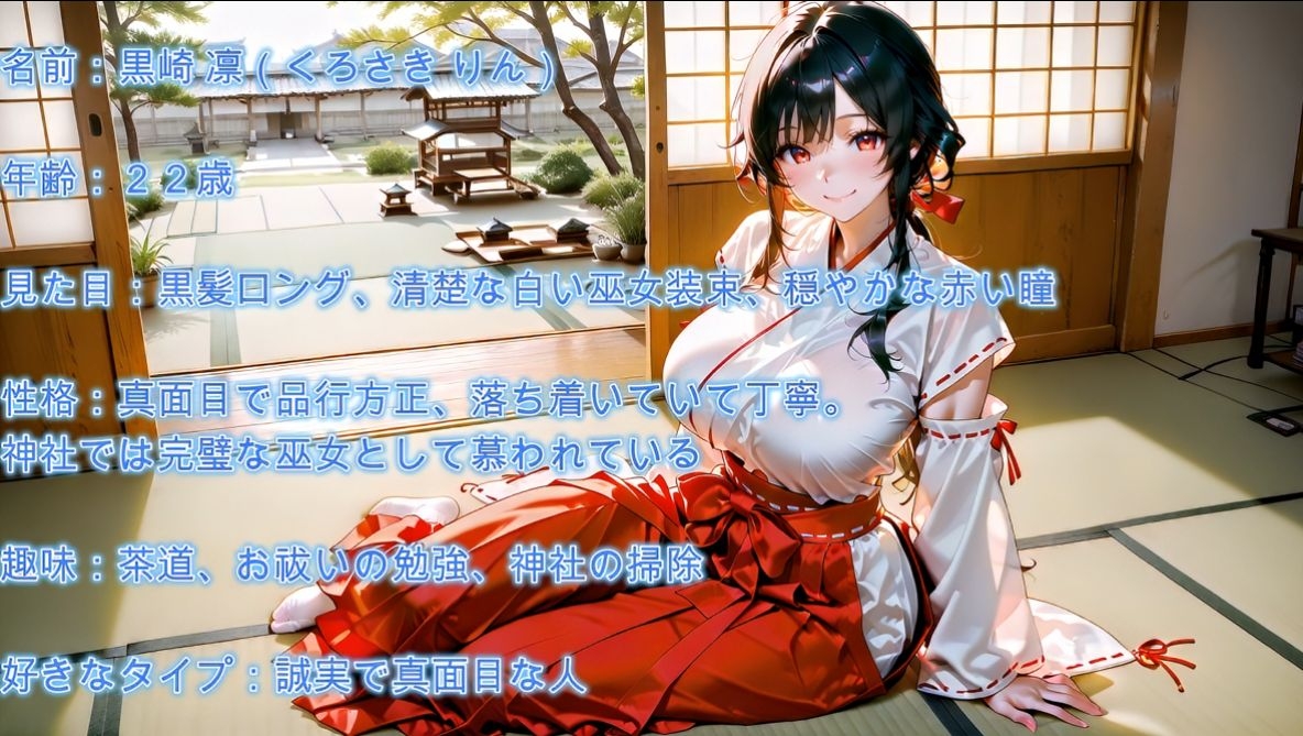 【4K】昼は真面目な巫女さん！夜は背徳の発散セックス！【巨乳姉妹】