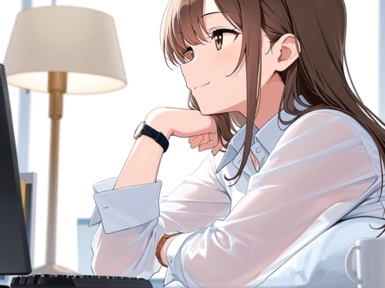 雨のせいでシャツが透けたOL姉さんが残業中に後輩を誘惑して名器洪水マンコで精液を搾り取る！！