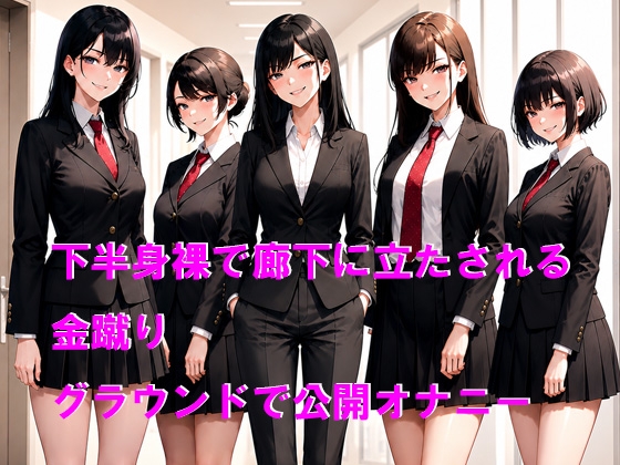下半身裸で廊下に立たされて恥ずかしい罰を受ける – Preview 2