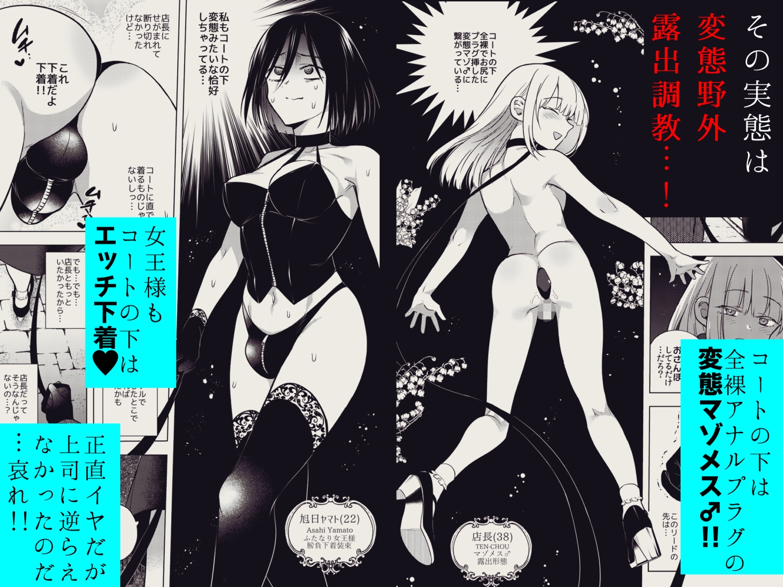 適性0のふたなり女王様3.5-御法度！地獄の逆アナル露出徘徊-
