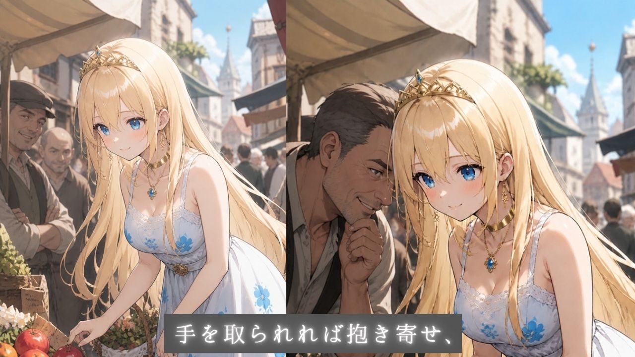 着エロ密着交尾 清純プリンセス5 禁断のスキンシップ～下着で抱き着く姫様 熱情にこぼれる乳首～