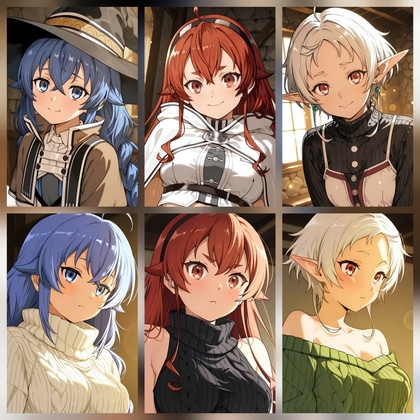 [AIイラストCG] グ〇イラット家の日常