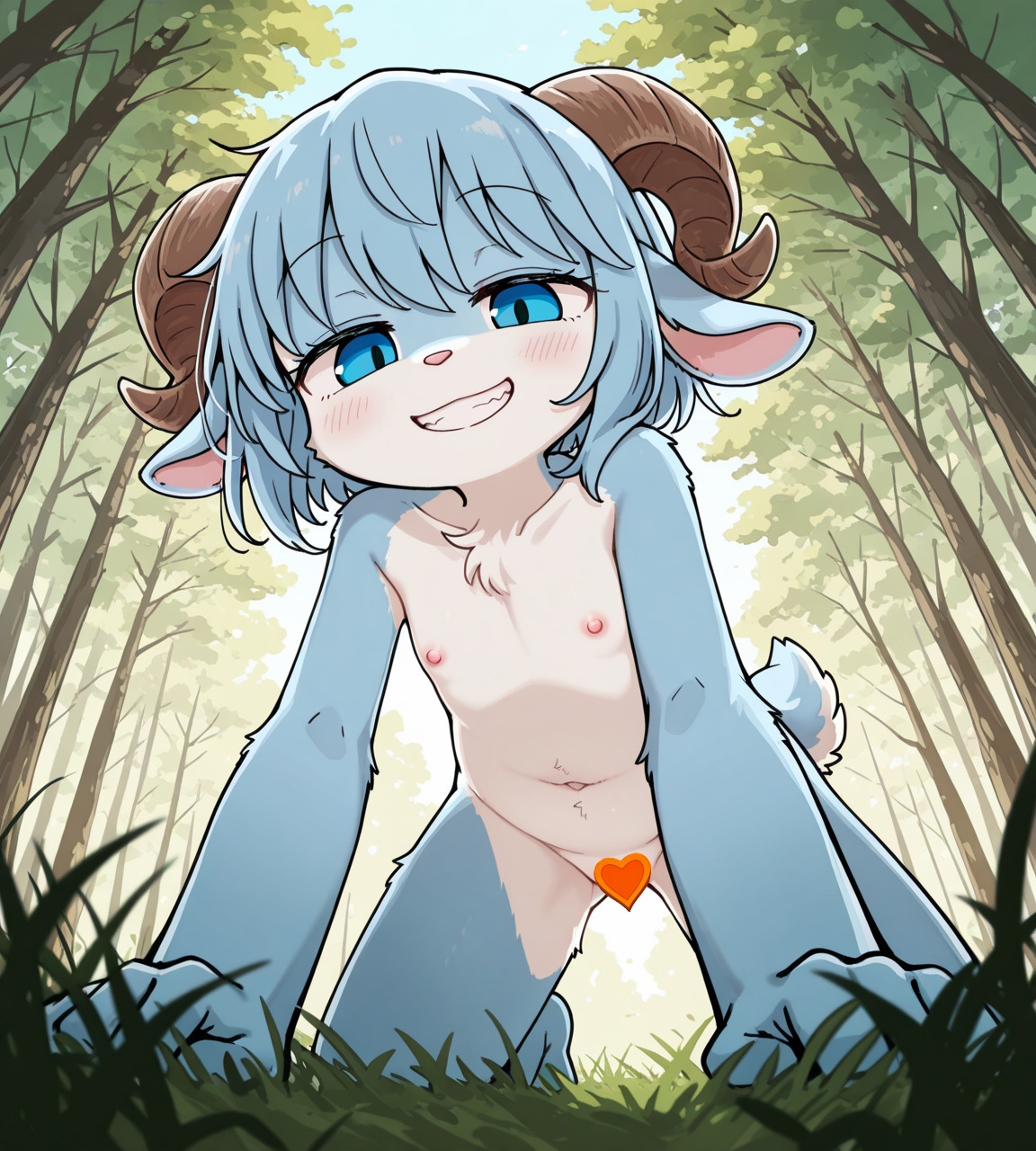 森と水辺とメスケモと