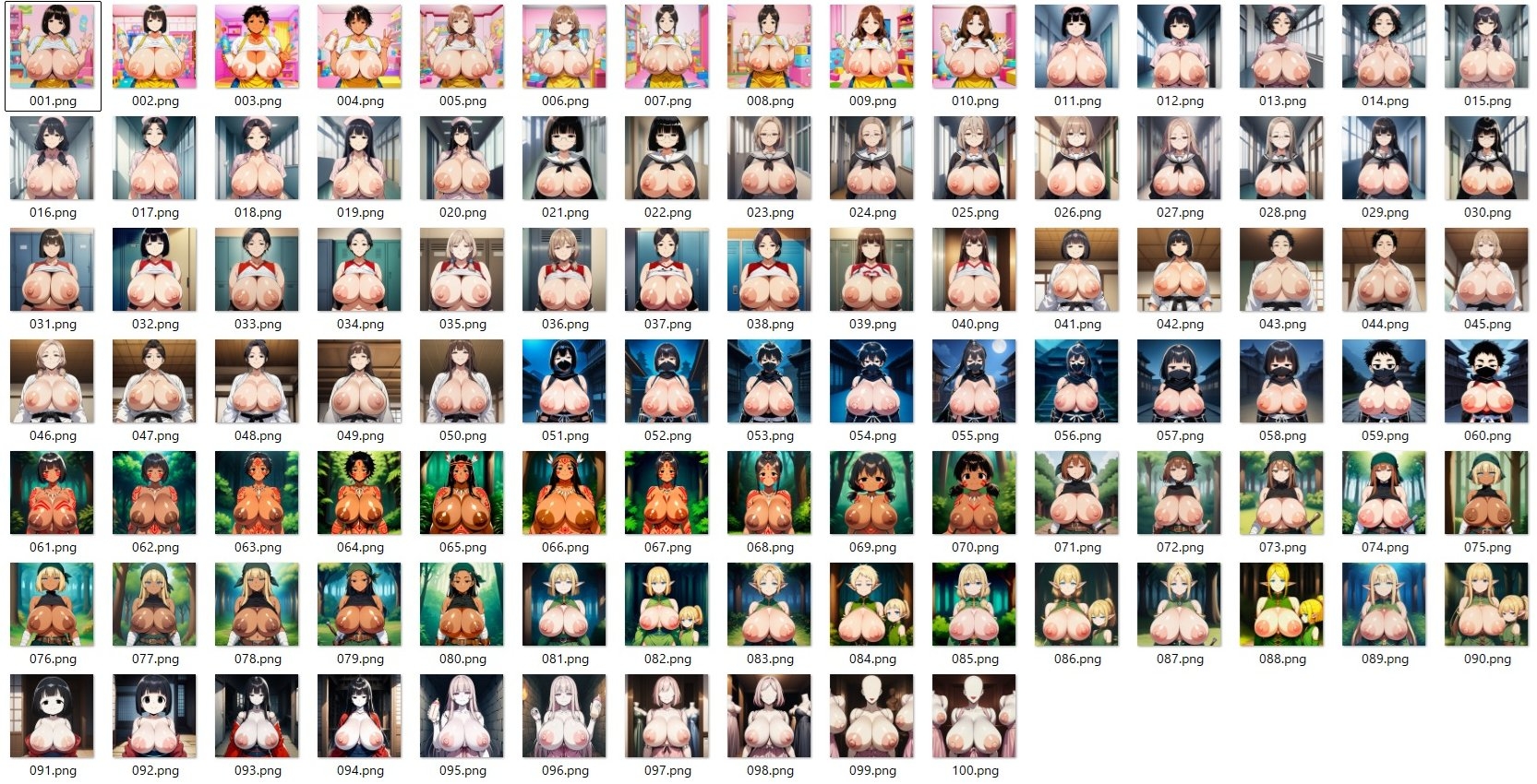 コスプレおっぱい見抜き1