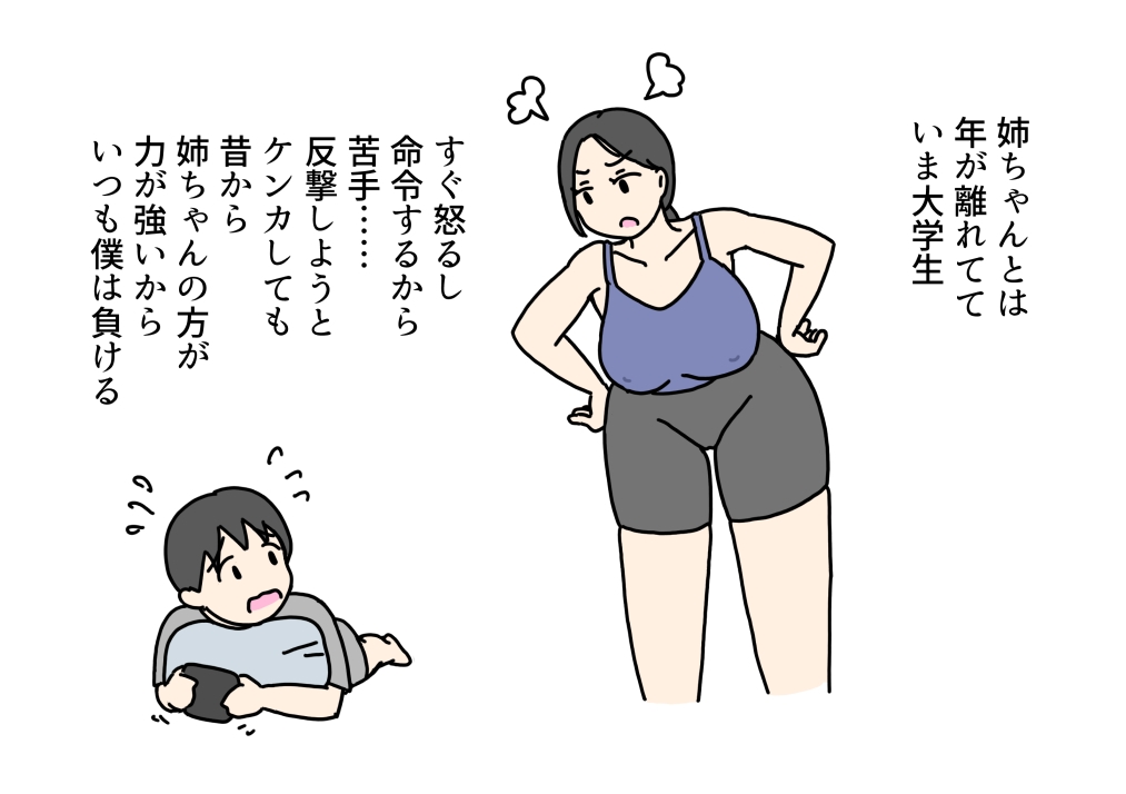 口うるさい姉にチンコ入れて大人しくさせる話 – Preview 2