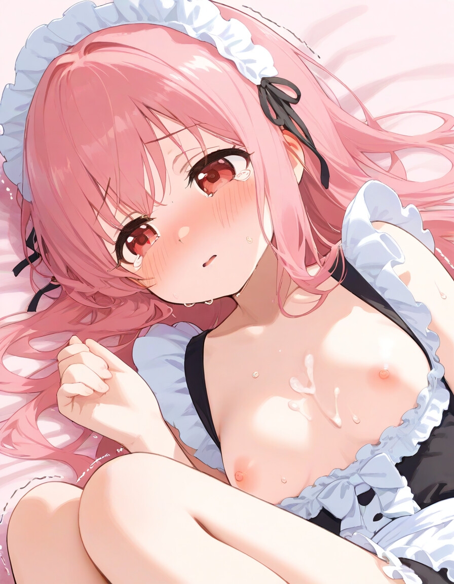 行為後の放心状態の女の子たち【メイド編】