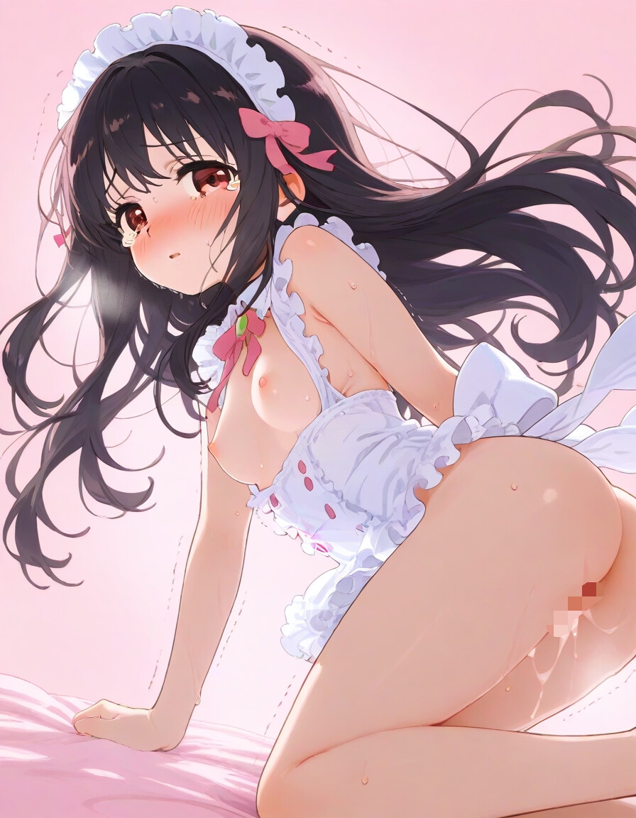 行為後の放心状態の女の子たち【メイド編】