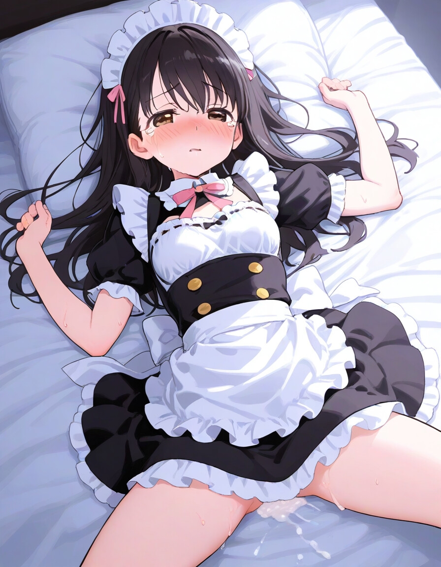 行為後の放心状態の女の子たち【メイド編】