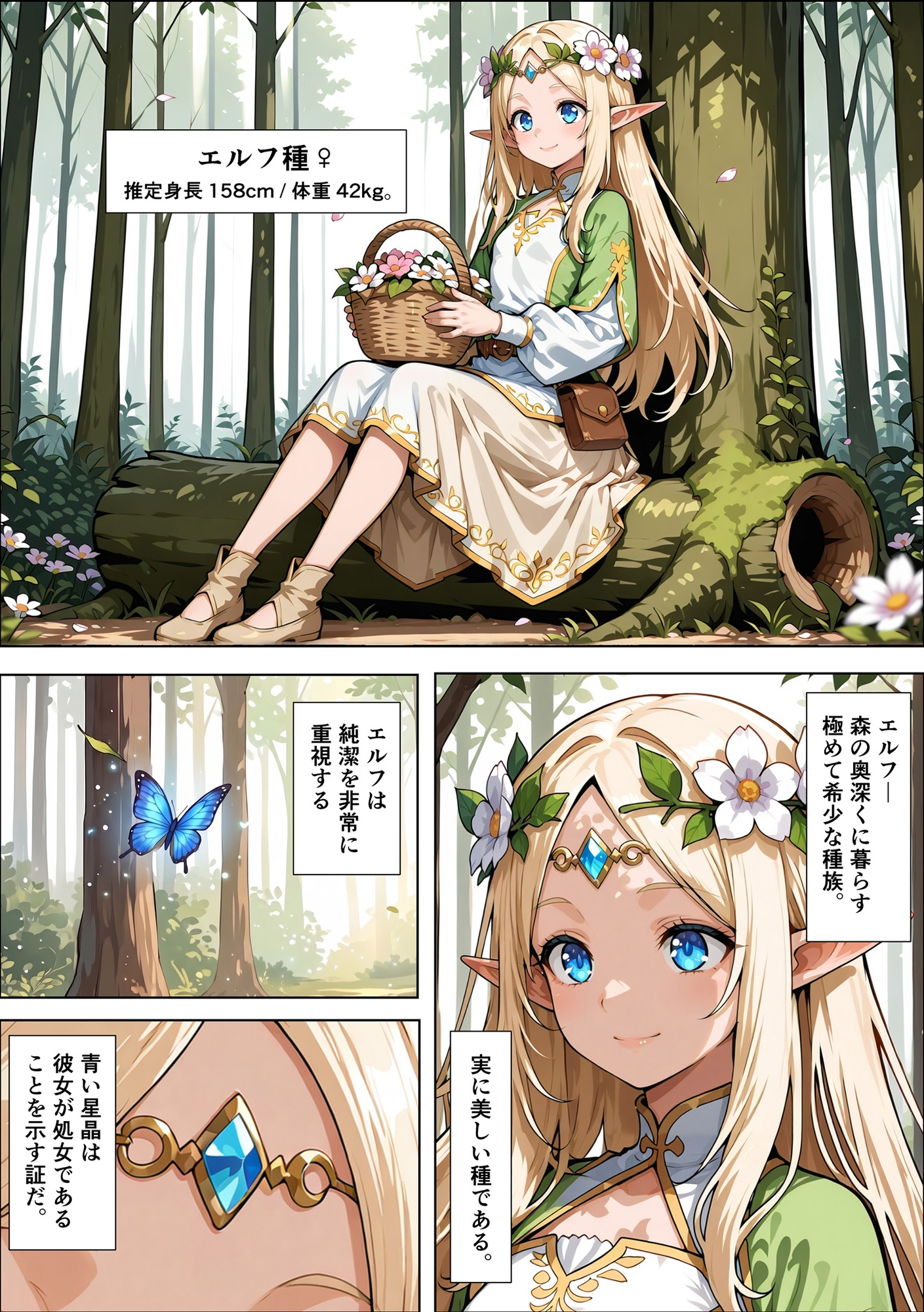 オークの種付け調査記録 〜エルフを妊娠させるまで〜