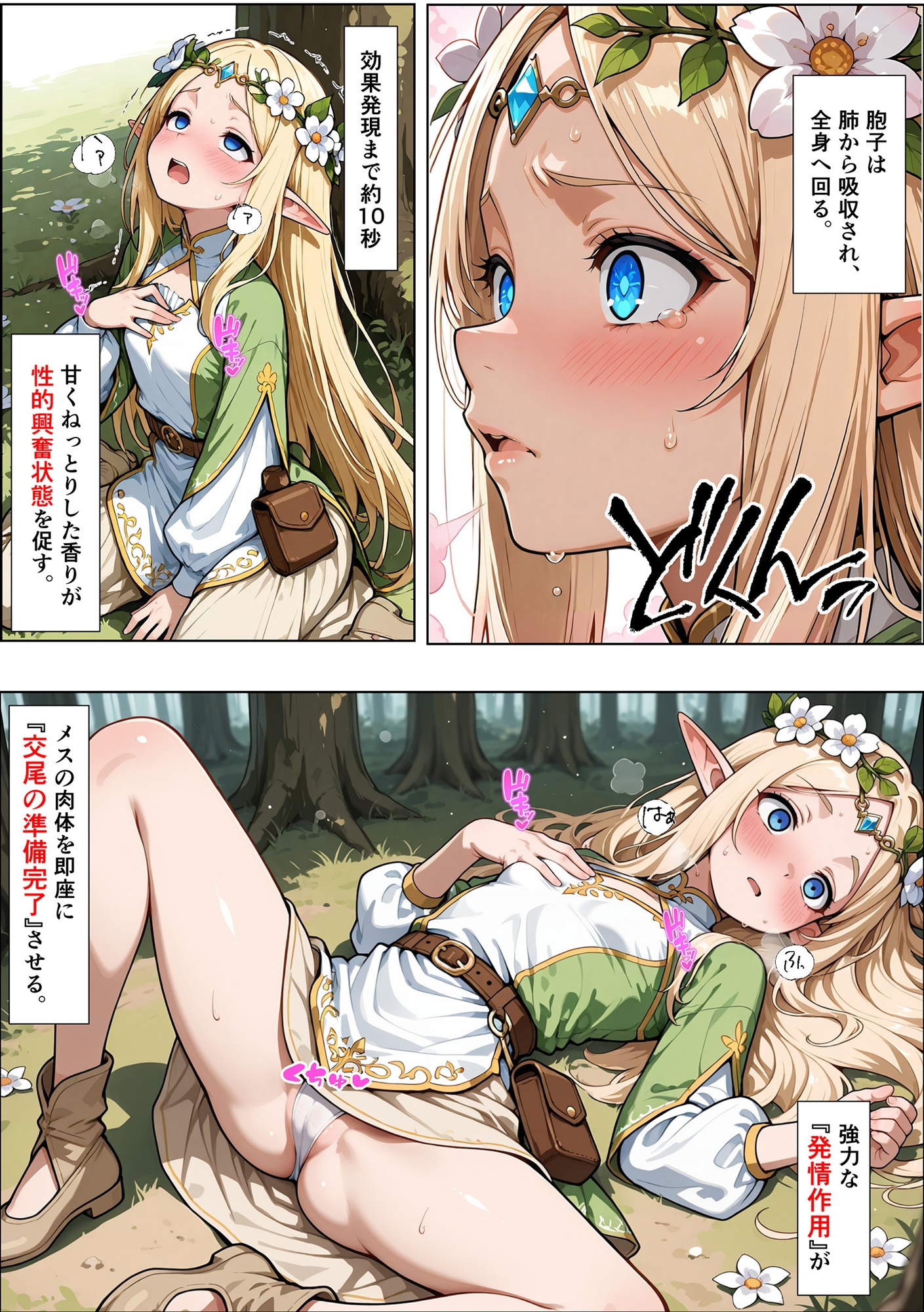 オークの種付け調査記録 〜エルフを妊娠させるまで〜