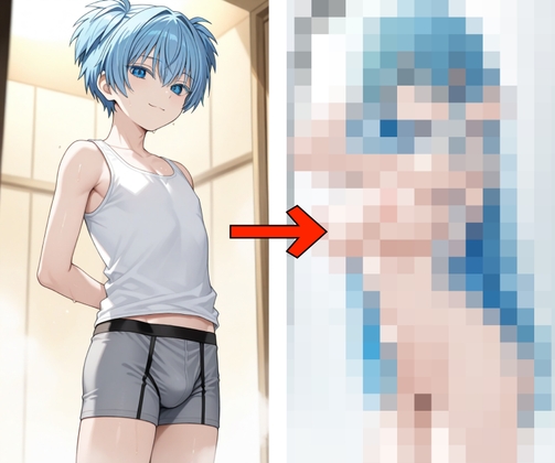 TSF:潮田渚がシャワーを浴びて女性になる