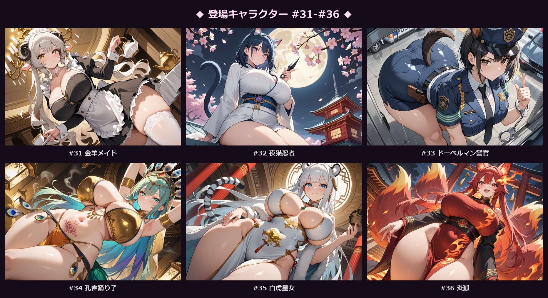 【即堕ち2コマ】ケモミミ発情期 〜36種の獣娘たち〜