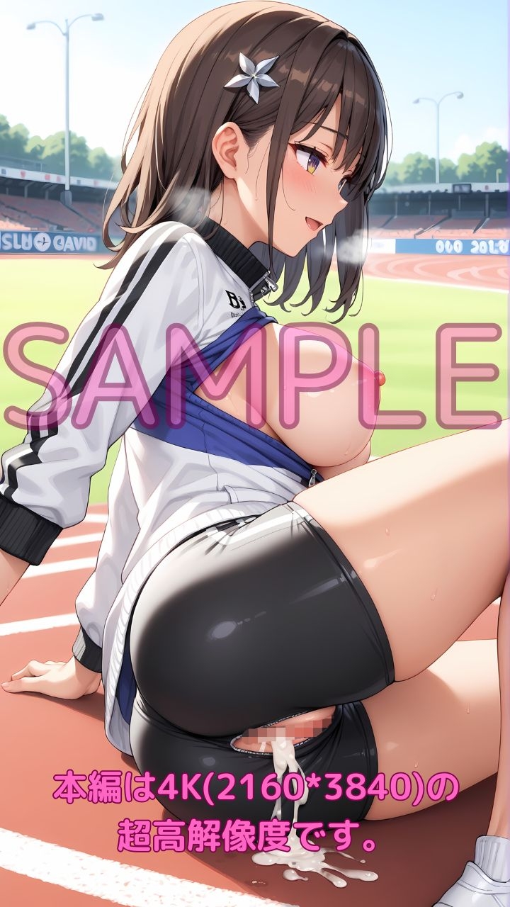 汗まみれ発情巨乳陸上部女子の引き締まったま○こを、俺の秘密のトレーニングで理性崩壊まで中出し！犯しまくり！