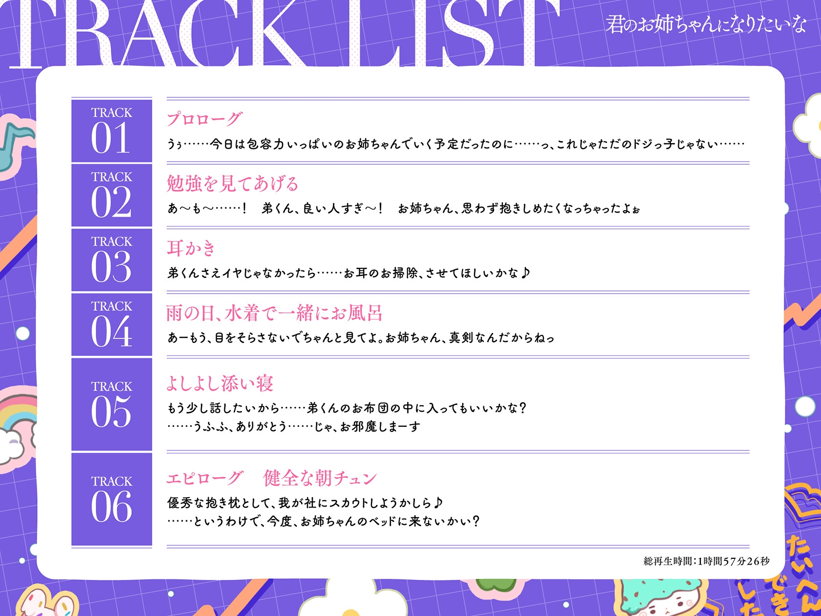 【CV.薄井友里】君のお姉ちゃんになりたいな【恋する密着青春ドラマ】