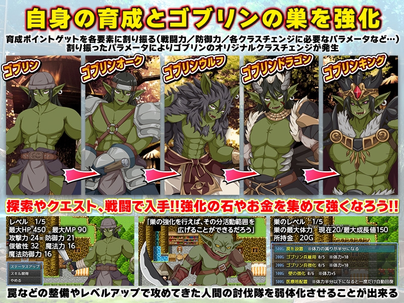 ゴブリンワールド ～ゴブリン育成オープンワールドSLG～ – Preview 4