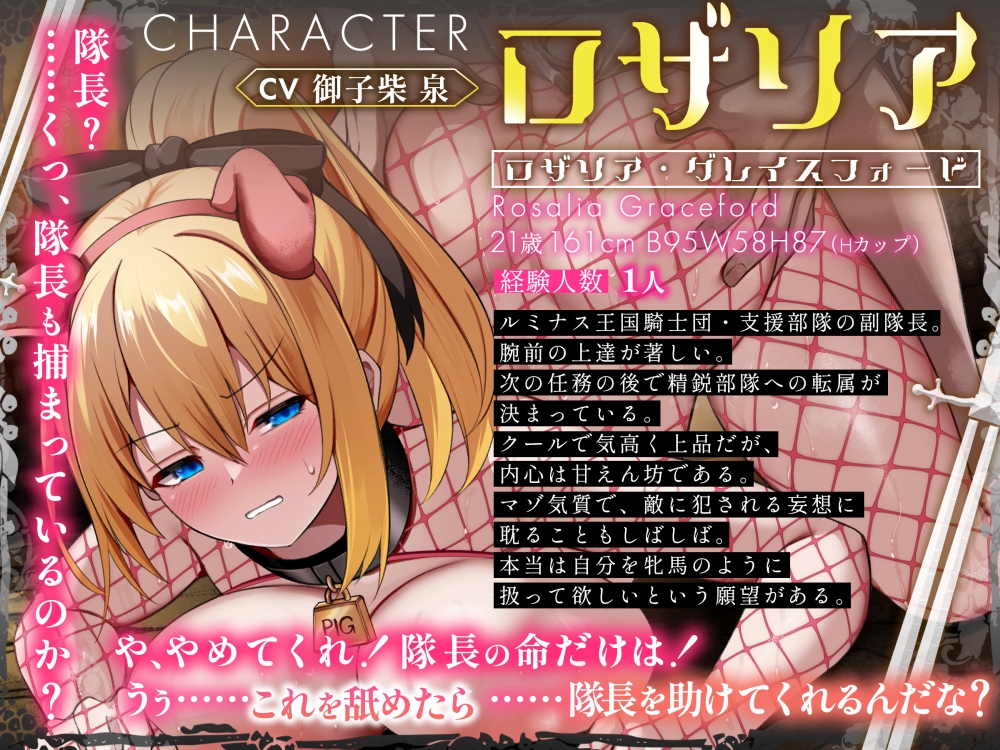 【ドスケベメスブタ】精鋭女騎士はチンカス汚チンポなどに屈しない！【NTR】