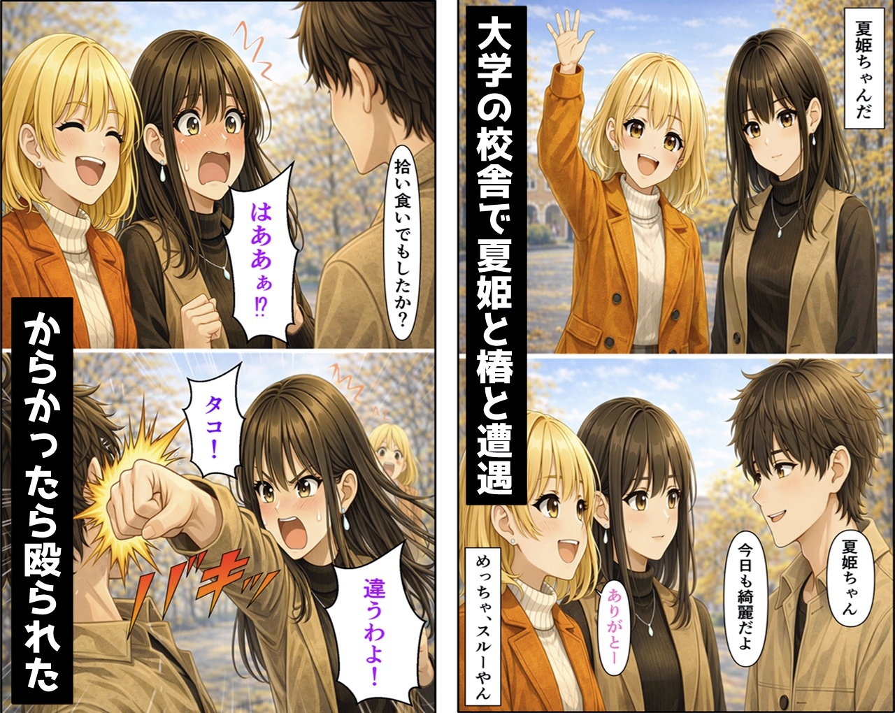 無防備すぎる同級生に、理性が追いつかなかった話 第11話「親友とヤってしまった直後に彼女が来た話」