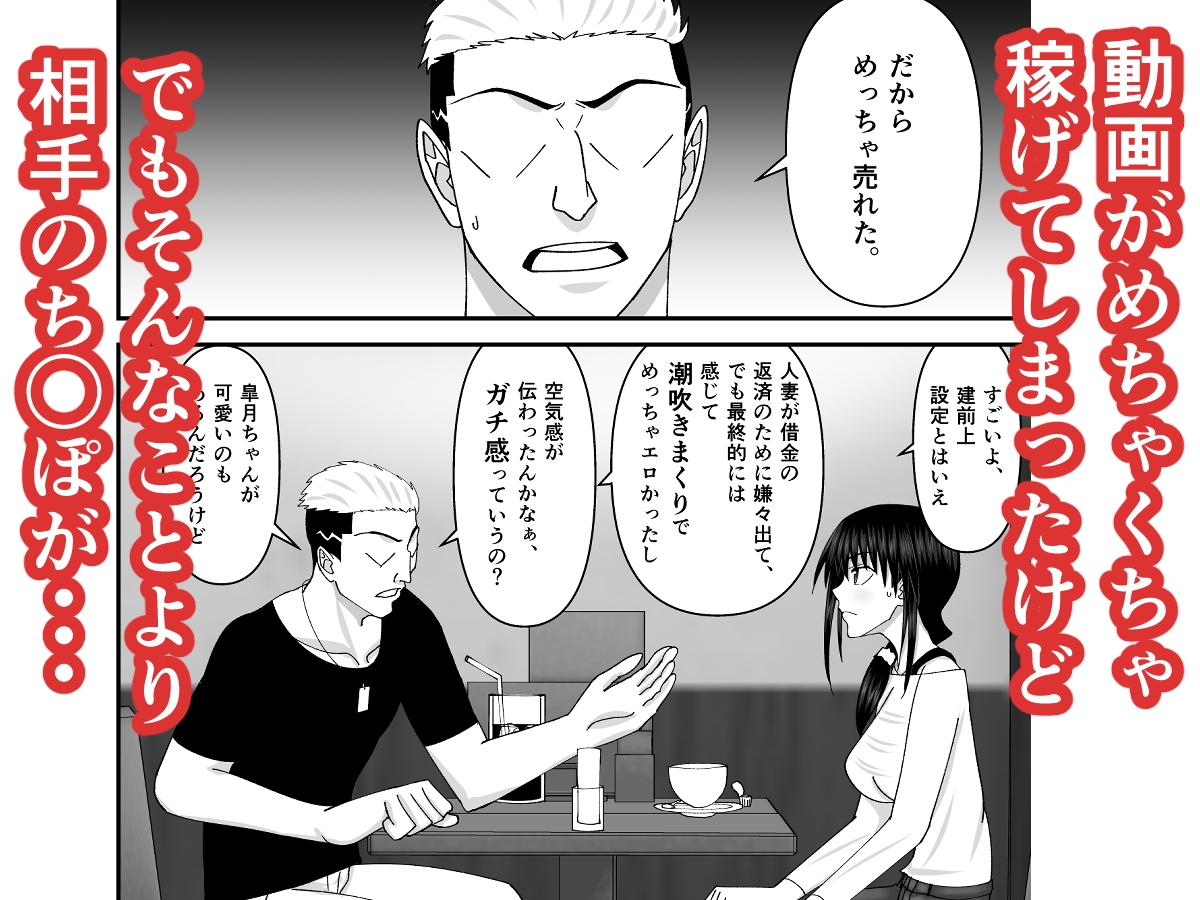 堕ちる人妻 -娘の借金返済のために同人AVデビューして人妻は堕ちていく- – Preview 5