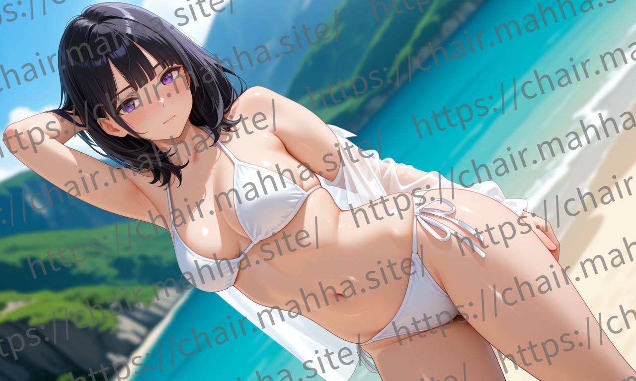 CHAIR Undressing See Through Shirt ～ 水着ポージング集 ～ ・ 向坂 理穂