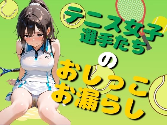 テニス女子のおしっこお漏らし(80枚)