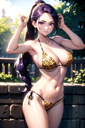 ヒョウ柄水着イラスト集_part2 – main preview