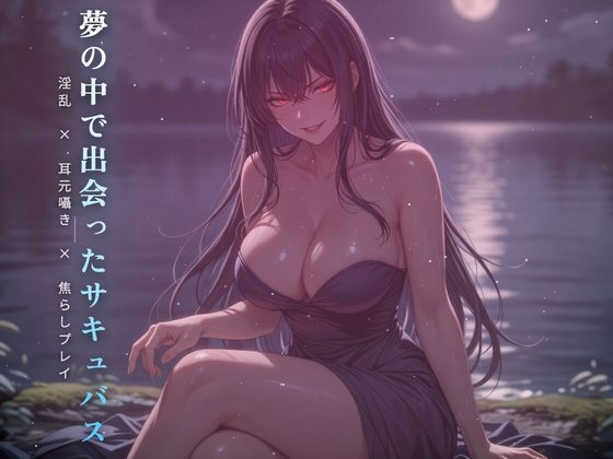 月夜の湖畔で膝の上で精気を搾られる – main preview