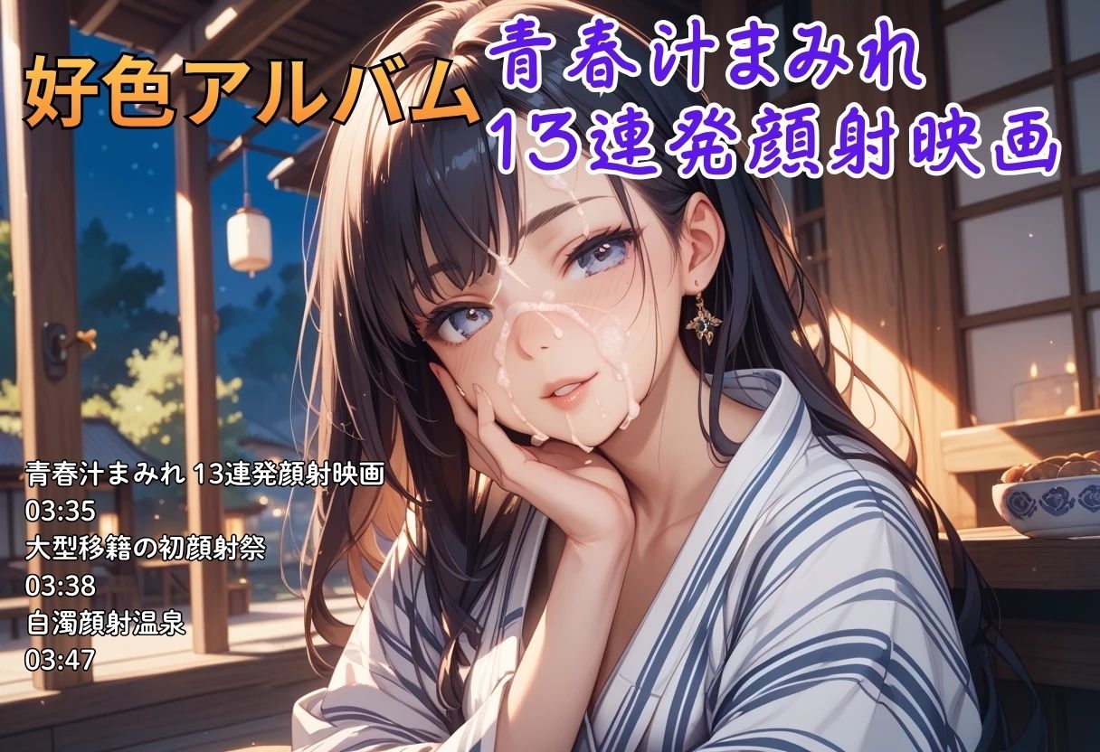 【隠語エロ歌】好色アルバム 青春汁まみれ 13連発顔射映画