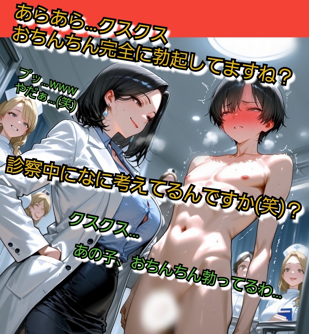 声優SiHoのSPHラジオ·連続小説 恥ずかしいおちんちん診察【第4話】診察中に勃起してしまう童貞チンポ…