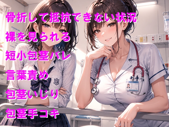 両手骨折したら小悪魔な後輩に恥ずかしい包茎おちんちんを悪戯された – Preview 2