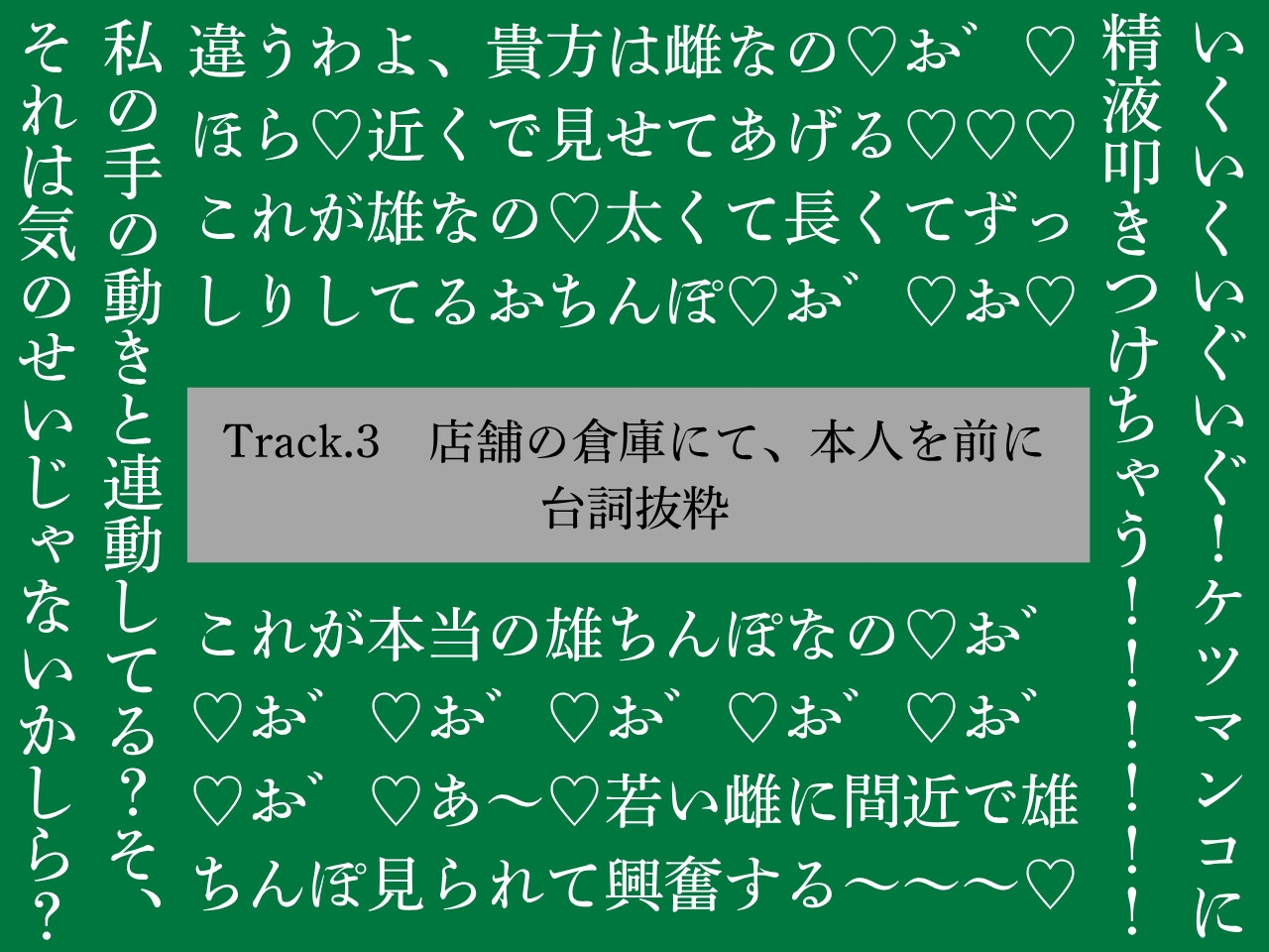 【ゴリおほ/逆アナル】ふたなりは魔法のオナホで貴方を責める4～低音おほ声の人妻熟女店長編～【低音オホ声】 – Preview 5