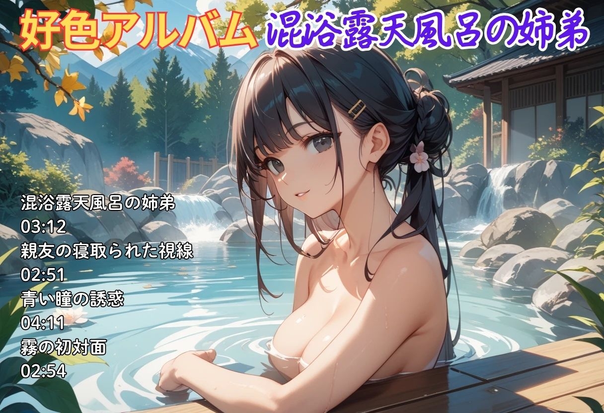 好色アルバム 混浴露天風呂の姉弟 – Preview 2