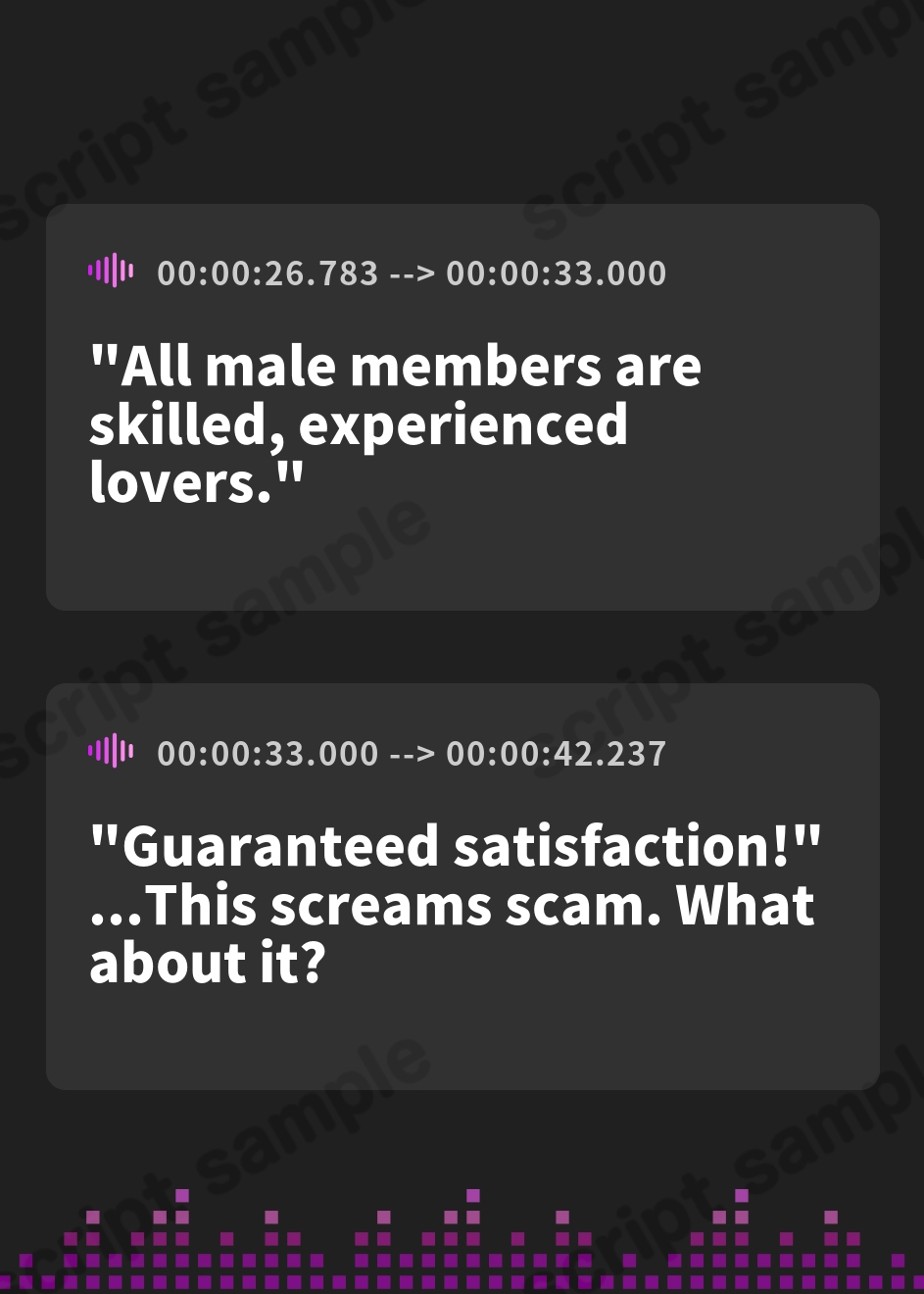 【英語版】無表情系彼女をえっちな秘密クラブに送り出した件 淡々と正直に囁き報告してくれるけど、実際とのギャップにモヤモヤする音声